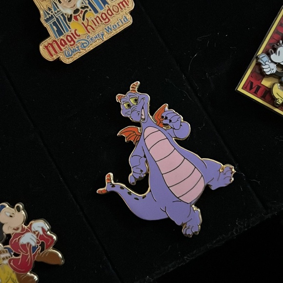 Disney figment purple pin rare hard to find trading pin - Picture 2 of 3